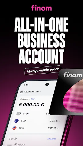 Скриншот 1 — Finom • Business Account