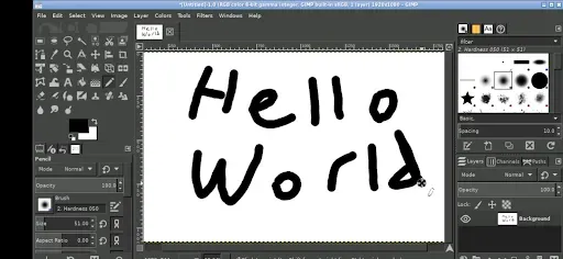 Скриншот 1 — GIMP