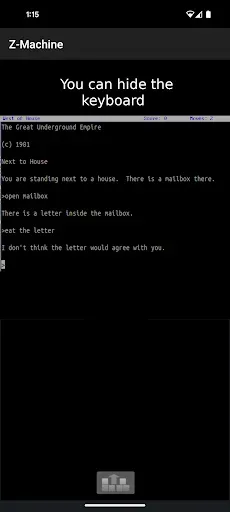 Скриншот 5 — Z-Machine: Play Zork