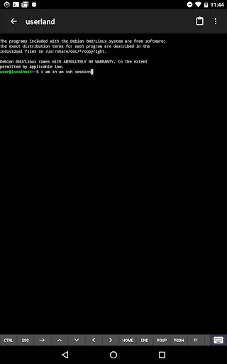 Скриншот 4 — UserLAnd - Linux on Android