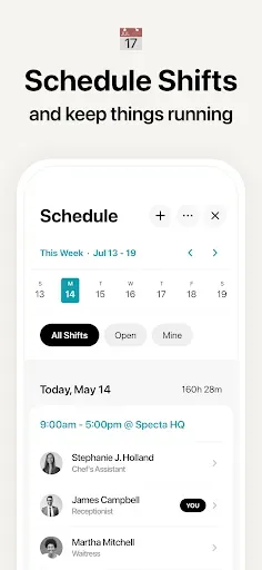 Скриншот 5 — Atto - Time Clock & Scheduling