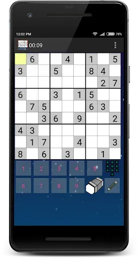 Скриншот 1 — Sudoku офлайн без рекламы