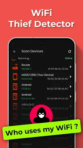 Скриншот 1 — WiFi Thief Detector