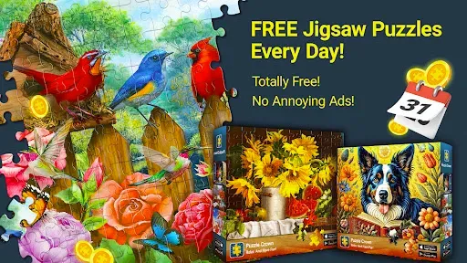 Скриншот 1 — Jigsaw Puzzles Crown: HD Games