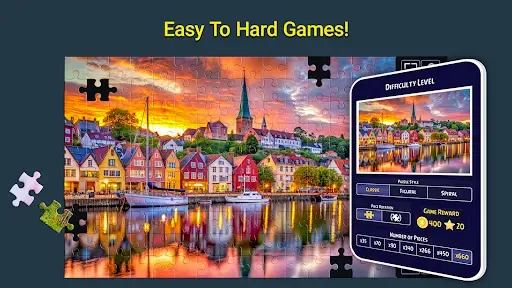 Скриншот 5 — Jigsaw Puzzles Crown: HD Games