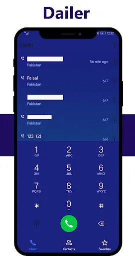 Скриншот 5 — Blue Theme for Huawei Emui