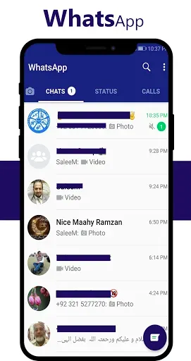Скриншот 6 — Blue Theme for Huawei Emui