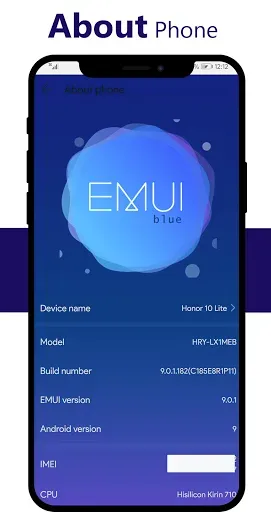 Скриншот 7 — Blue Theme for Huawei Emui