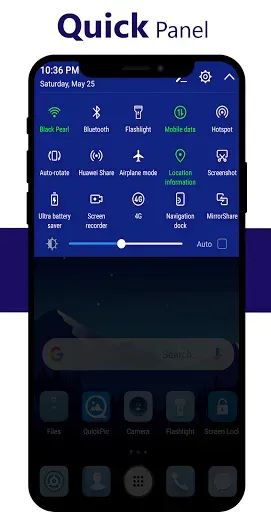 Скриншот 8 — Blue Theme for Huawei Emui