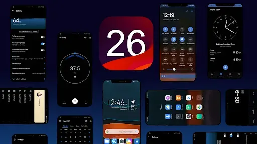 Скриншот 8 — OS 26 Dark Theme for Huawei