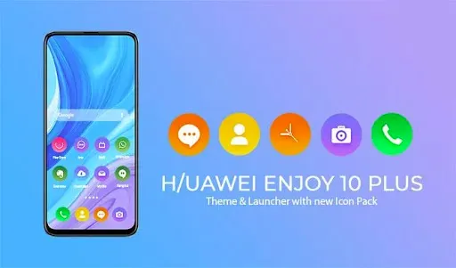 Скриншот 1 — Huawei enjoy 10 plus Launcher