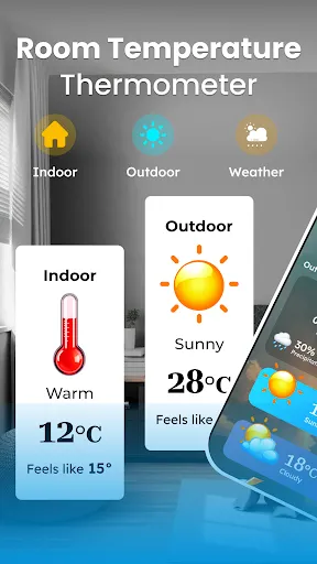 Скриншот 1 — Room Temperature, Thermometer