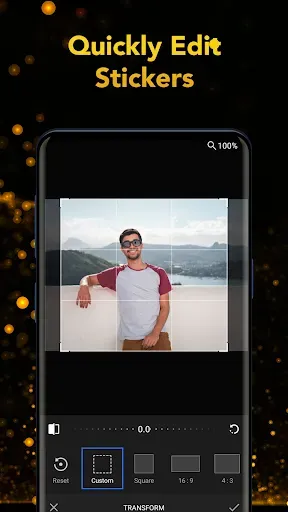 Скриншот 2 — Thug Life Sticker Pic Editor