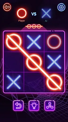 Скриншот 1 — крестики нолики: игры на двоих