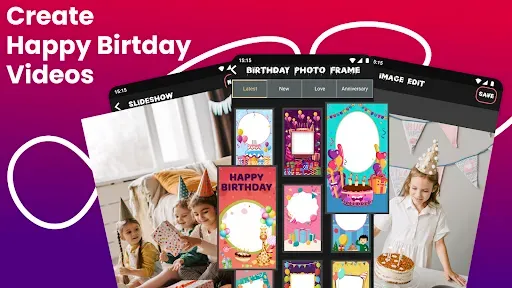 Скриншот 1 — Birthday Video Maker 2026