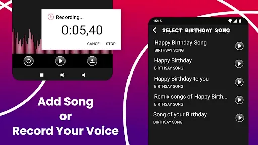 Скриншот 3 — Birthday Video Maker 2026