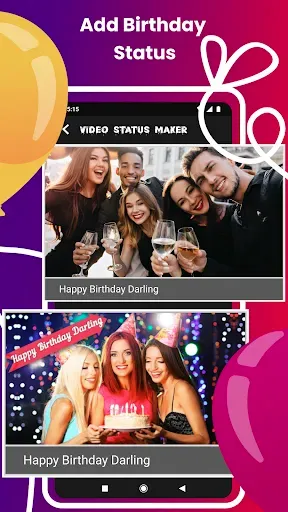 Скриншот 4 — Birthday Video Maker 2026