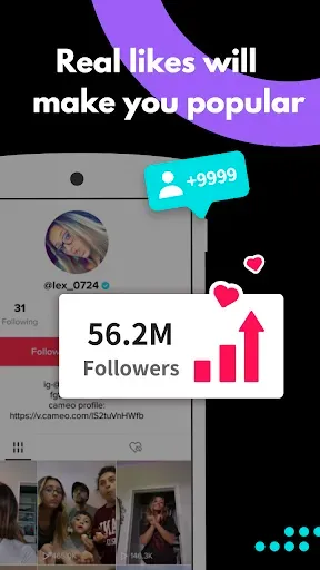 Скриншот 2 — 1000 Followers For Tik