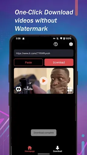 Скриншот 2 — TT Video Saver no Watermark