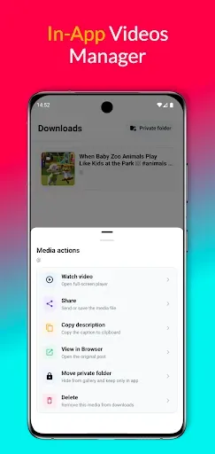 Скриншот 2 — Видеозагрузчик для TT