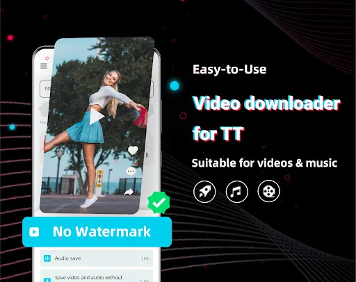 Скриншот 1 — Video downloader for TT