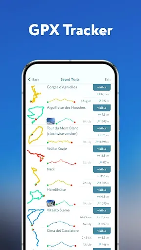 Скриншот 5 — PeakVisor - 3D Maps & Peaks ID