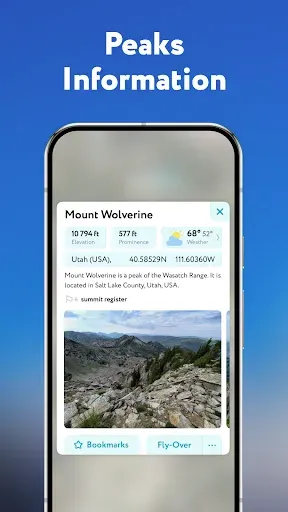 Скриншот 6 — PeakVisor - 3D Maps & Peaks ID