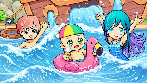 Скриншот 2 — Tizi Игры в аквапарке