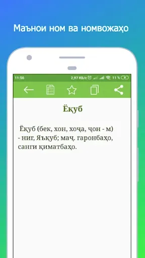 Скриншот 3 — Маънои номҳои тоҷикӣ (китоб)