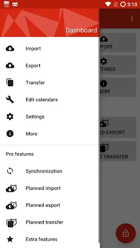 Скриншот 1 — iCal Import/Export CalDAV