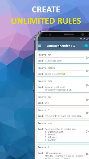 Скриншот 3 — Автоответчик для TG
