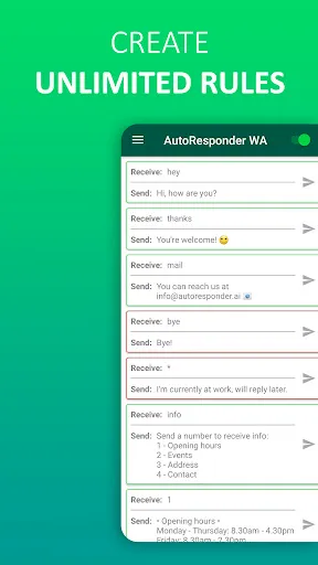 Скриншот 3 — Автоответчик для WA