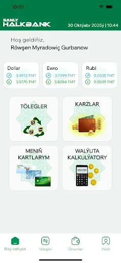 Скриншот 1 — Sanly Halkbank