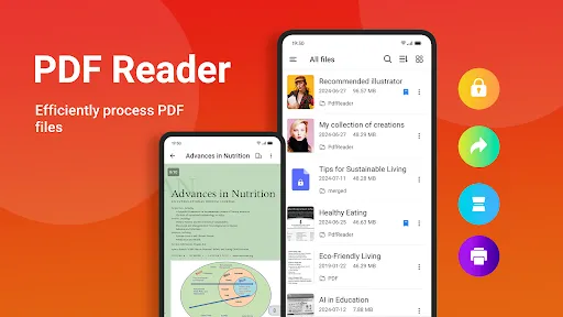 Скриншот 1 — PDF Reader - Изображение в PDF