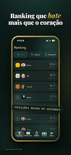 Скриншот 2 — Bolão de Futebol Copa 2026