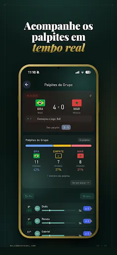 Скриншот 3 — Bolão de Futebol Copa 2026