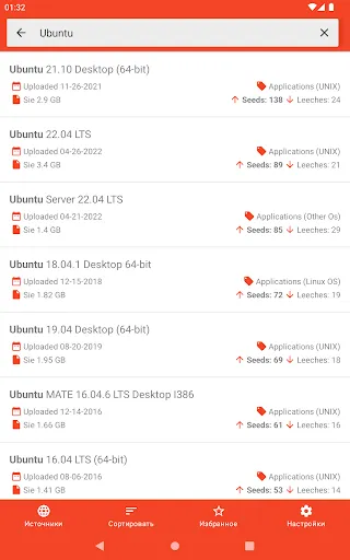 Скриншот 6 — Torrent Search Revolution