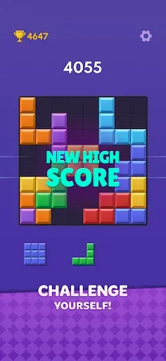 Скриншот 1 — Bloxie - Block Puzzle