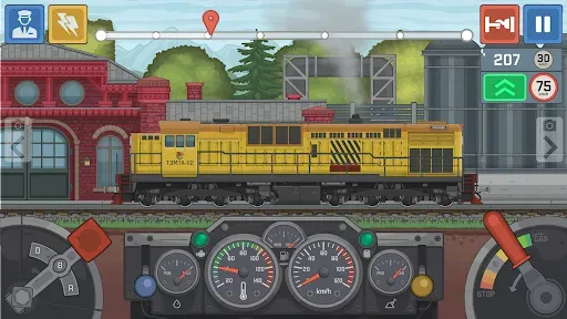 Скриншот 7 — Train Simulator: поезд игра 2D
