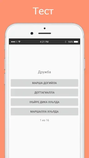 Скриншот 3 — Русско-чеченский разговорник