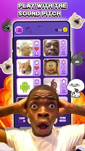 Скриншот 1 — Мемы Звуки: Soundboard 2026
