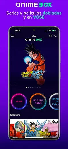 Скриншот 1 — AnimeBox - Ver series de anime