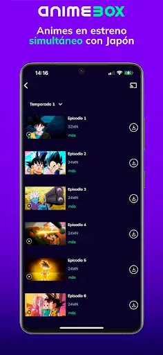 Скриншот 2 — AnimeBox - Ver series de anime