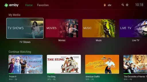 Скриншот 2 — Emby for Android TV