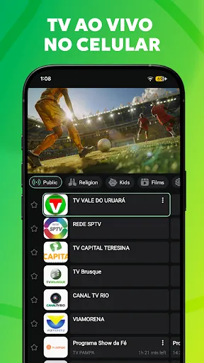Скриншот 3 — TV Brasil - TV Ao Vivo