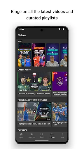 Скриншот 4 — Willow - Watch Live Cricket