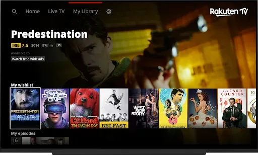 Скриншот 1 — Rakuten TV- Movies & TV Series