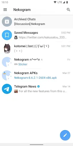 Скриншот 1 — Nekogram