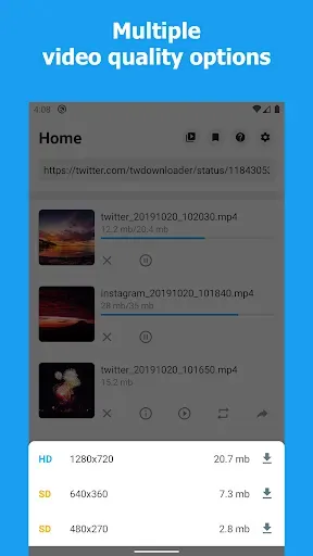 Скриншот 2 — Download Twitter Videos - GIF