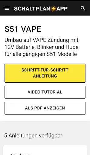 Скриншот 3 — Simson Schaltplan App